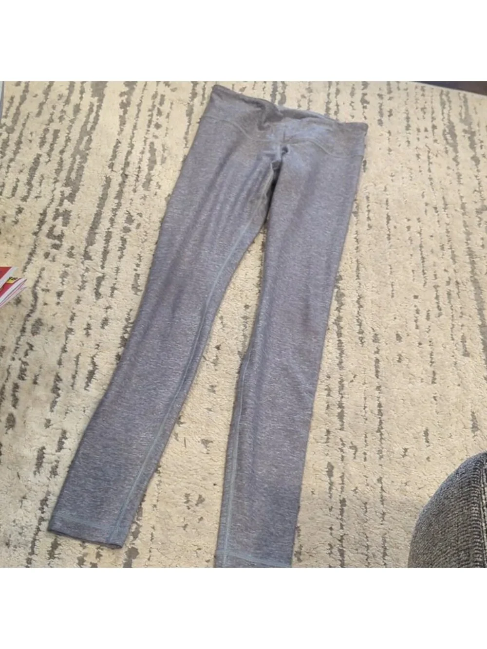 Lululemon Wunder Under Pant Heathered Slate like new condition
